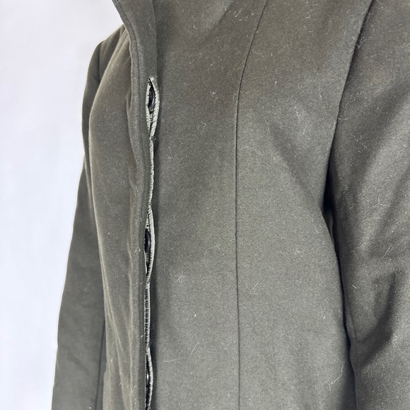 Aritzia Wilfred Cocoon Coat Olive Green Size Médium - Picture 7 of 15